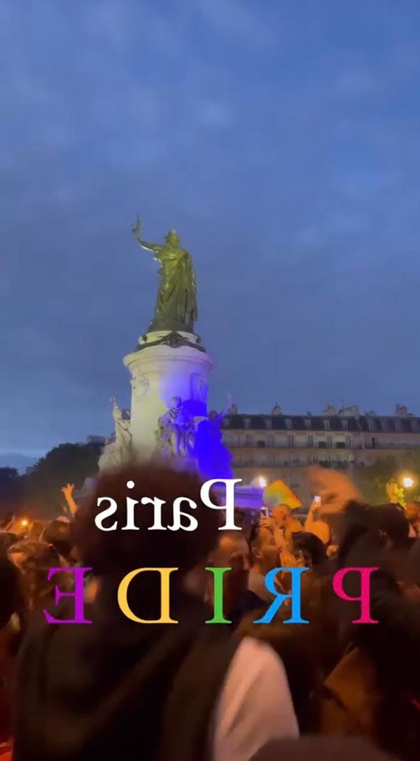 The final band performs in republique